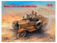 35668 ICM Автомобиль Model T 1917 LCP с экипажем ANZAC (1:35)