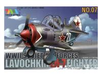 TM-107 Tiger Model истребитель Лавочкин Ла-7 (Cute Plane kit series)