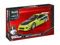 07691 Revell Автомобиль Brian's 1995 Mitsubishi Eclipse, серия Fast & Furious (1:25)