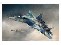 87257 HobbyBoss Российский истребитель T-50 PAK-FA (1:72)