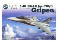 KH80118 Kitty Hawk Многоцелевой истребитель SAAB Jas-39B/D Gripen (1:48)