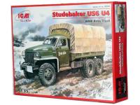 35514 ICM Studebaker US6 U4 с тентом, лебедкой (1:35)