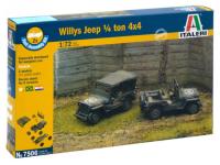 7506 Italeri Американский Автомобиль Willys Jeep 1/4 Ton 4x4 (1:72)