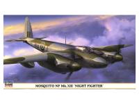 02198 Hasegawa Британский истребитель-бомбардировщик De Havilland Mosquito NF Mk.XIII ночной (1:72)