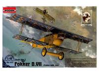 Rod417 Roden Легкий скоростной истребитель Fokker D.VII (Fokker-Bult, Late) (1:48)