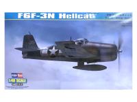 80340 HobbyBoss Палубный истребитель Grumman F6F-3N Hellcat (1:48)