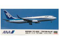 10737 Hasegawa Пассажирский самолет ANA B737-800 Triton blue (1:200)