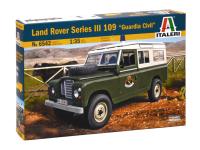 6542 Italeri Автомобиль Land Rover Серия III 109 "Гражданская охрана" (1:35)