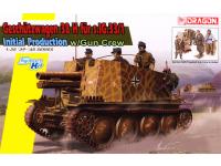 6857 Dragon Немецкая САУ Geschutzwagen 38 H fur s.IG.33/1 (первый выпуск) с экипажем(4 фигуры)(1:35)