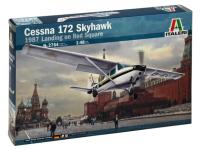 2764 Italeri Американский самолёт Cessna 172 Матиаса Руста, (Красная площадь, 1987г.) (1:48)