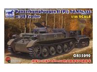 CB35090 Bronco Немецкий танк PzKpfw. II(FI) Sd.Kfz.122 с грузовой тележкой (1:35)