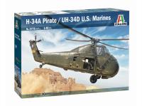 2776 Italeri Военно-транспортный вертолет H-34A Pirate/UH-34D U.S. Marines (1:48)