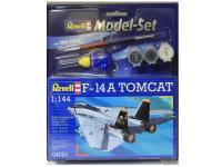 64021 Revell Подарочный набор с американским истребителем-перехватчиком F-14A "Tomcat" (1:144)