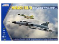 K48052 Kinetic Истребитель Mirage IIIEBR/IIIEA/IAI M5 Dagger South America (1:48)