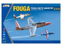 K48051 Kinetic Учебно-боевой самолет Fouga CM.170 Magister (2в1) (1:48)