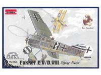 Rod004 Roden Немецкий парасоль-моноплан истребитель Fokker D.VIII (Е.V) (1:72)