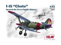 72061 ICM И-15 Chato, истребитель-биплан ВВС Испании (1:72)