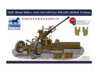 CB35111 Bronco Зенитное орудие OQF 40 мм. Bofors Mk.I/III (British Version) (1:35)