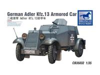 CB35032 Bronco Немецкий бронеавтомобиль Adler Kfz.13 (1:35)