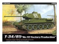 13290 Academy Советский танк Т-34/85 завод №112 "Красное Сормово" (1:35)