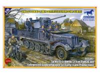 CB35043 Bronco Полугусеничный транспортер Sd.kfz 6/2 5t с орудием 3.7cm Flak 36 (1:35)