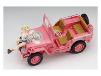 52156 Hasegawa Внедорожник 1/4 ton 4x4 Wild Egg Girls "Amy McDonnell" с миниатюрой (1:24)