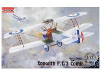 Rod051 Roden Британский одноместный истребитель Sopwith Camel F.1/3 (1:72)