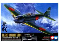 60311 Tamiya Японский самолёт Mitsubishi A6M5 Zero Fighter - Real Sound Action (1:32)