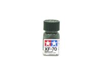 XF-70 Dark Green 2 flat, enamel paint 10 ml. (Тёмный Зелёный 2 матовый) Tamiya 80370