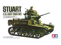 35042 Tamiya Американский легкий танк M3 Stuart с фигурой командира (1:35)