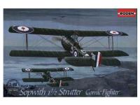 Rod407 Roden Британский многоцелевой самолёт Sopwith 1 1⁄2 Strutter Comic Fighter (1:48)