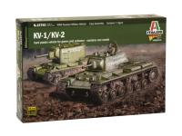 15763 Italeri Танки KV1 и KV2 (1:56)