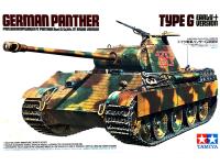 35170 Tamiya Немецкий танк Panther Type G (ранняя версия) с 1 фигурой танкиста (1:35)