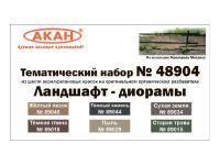 48904 АКАН Краски общего использования Ландшафт-диорамы.