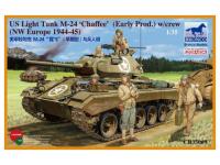 CB35069 Bronco Американский лёгкий танк M-24 Chaffee с экипажем (1:35)