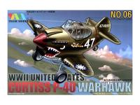 TM-106 Tiger Model Американский истребитель P-40 Warhawk (Cute Plane kit series)