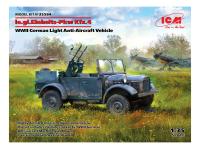 35584 ICM Германский легкий зенитный автомобиль le.gl.Einheitz-Pkw Kfz.4 (1:35)