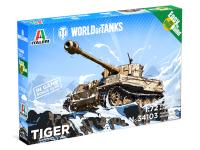 34103 Italeri Немецкий тяжелый танк Tiger World of Tanks (1:72)