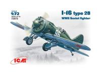 72073 ICM И-16 тип 28, советский истребитель II Мировой войны (1:72)