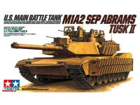 35326 Tamiya Американский танк M1A2 SEP Abrams TUSK II (Иракский конфликт) с 2-мя фигурами (1:35)