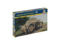 7064 Italeri Итальянский Бронеавтомобиль Autoblinda AB 40 Ferroviaria (1:72)