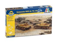 7519 Italeri САУ Semovente M40 da 75/18 (1:72)