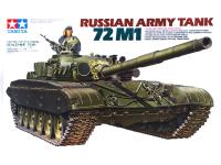 35160 Tamiya Советский танк 72М1 с металлическими решетками радиатора и 1 фигурой (1:35)