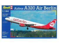 04861 Revell Пассажирский самолёт Airbus A320 Air Berlin (1:144)