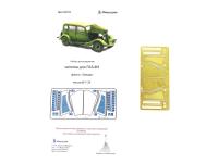 035255 Фототравление Микродизайн ГАЗ-М1. Капоты (Звезда) (1:35)