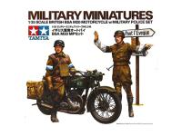 35316 Tamiya Английские полицейские (2 фигуры) с мотоциклом BSA M20 (1:35)