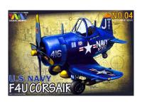 TM-104 Tiger Model Американский истребитель F4U-4 (Cute Plane kit series)