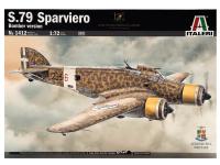 1412 Italeri Итальянский бомбардировщик S.79 Sparviero (1:72)