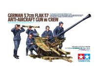 35302 Tamiya Немецкое зенитное орудие 3.7cm FLAK37 с 5 фигурами (1:35) 