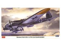 02227 Hasegawa Немецкий бомбардировщик Heinkel He111H-6 с снарядом Bv246 Hagelkorn (1:72)